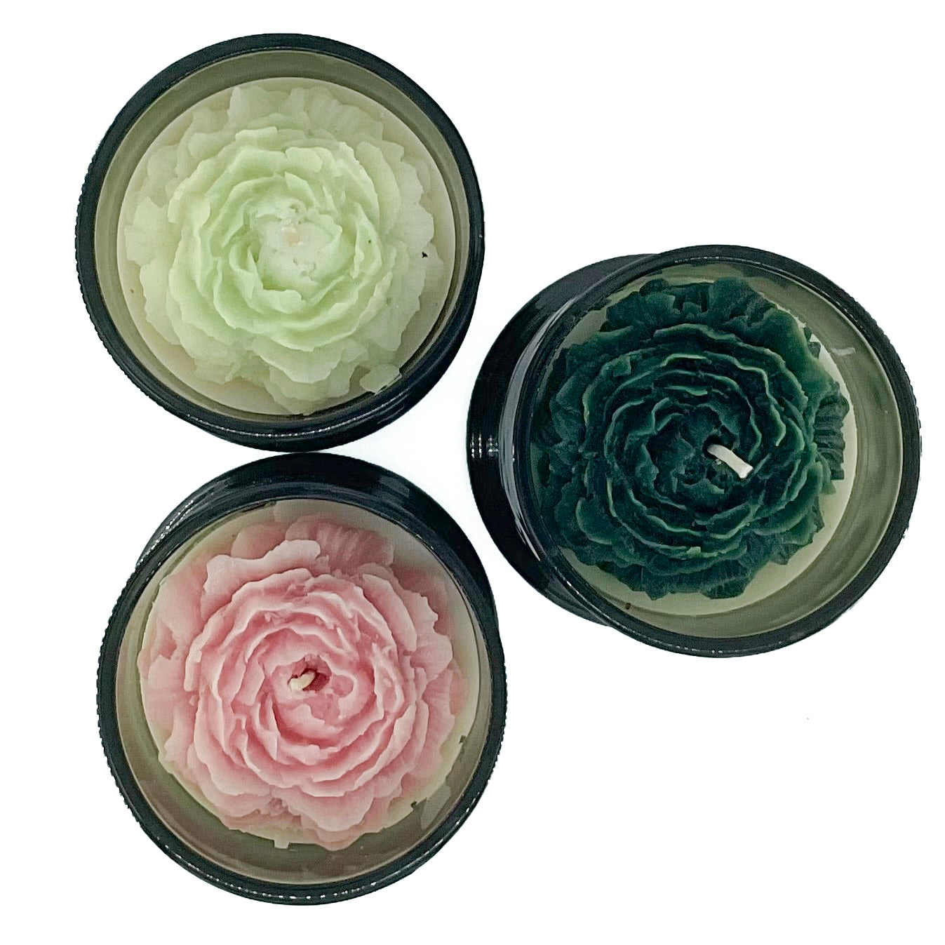 Treaty Candles - Flower Candle in Glass Jar