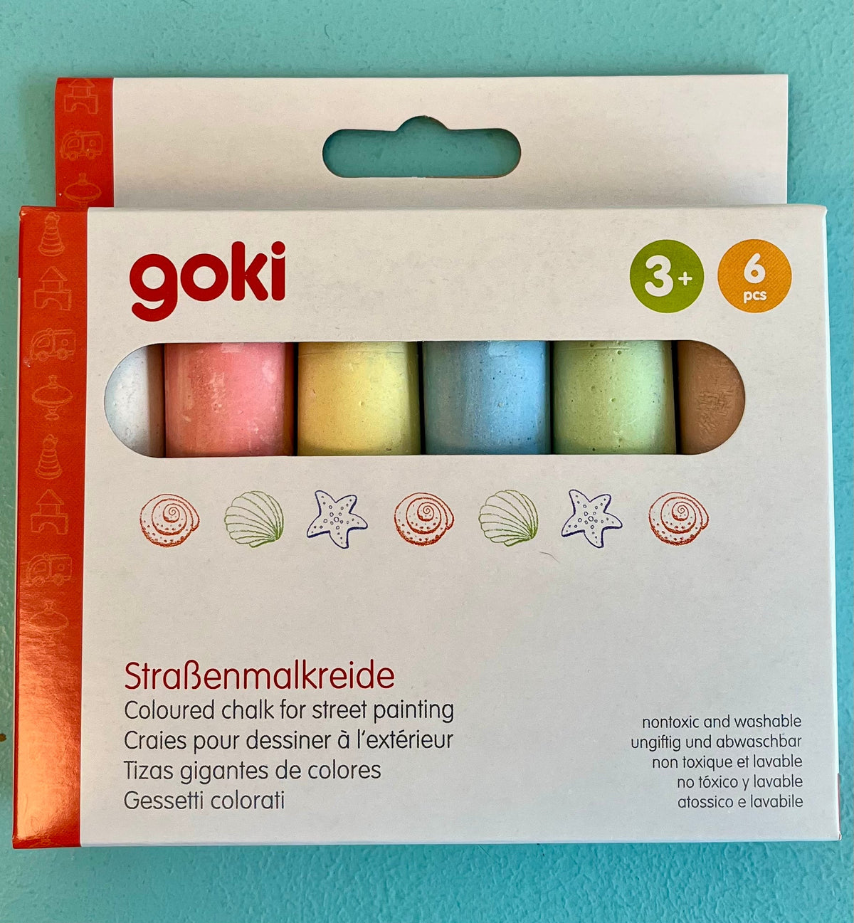 Goki - Coloured Chalk for Street Painting