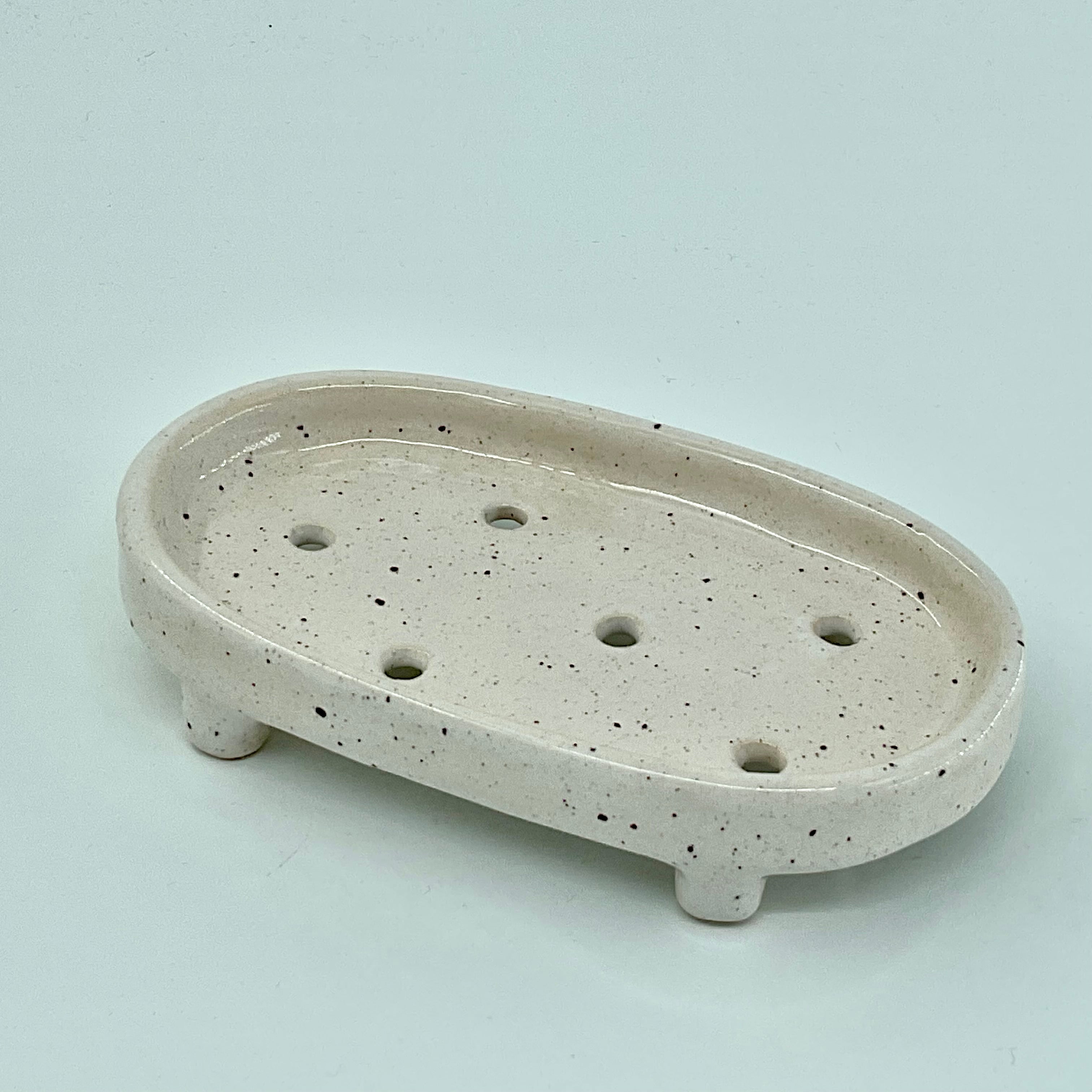Happy Poppy Skin - Soap Dish - White