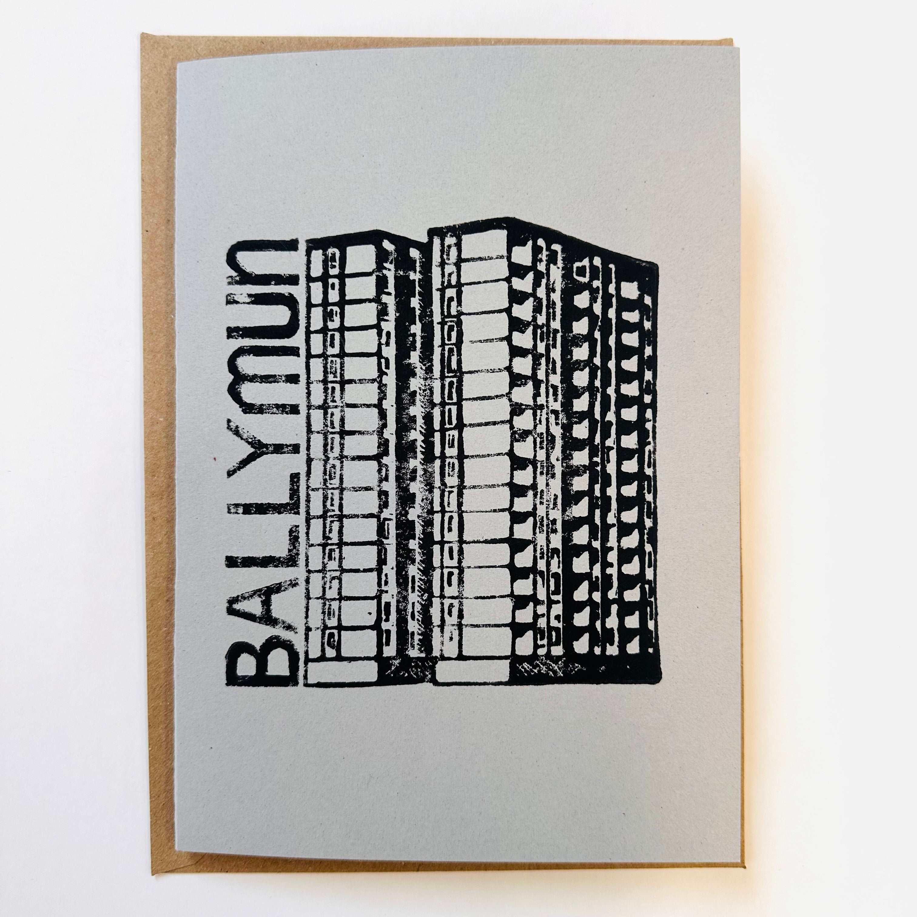Eco Store - Handprinted Ballymun Towers Cards