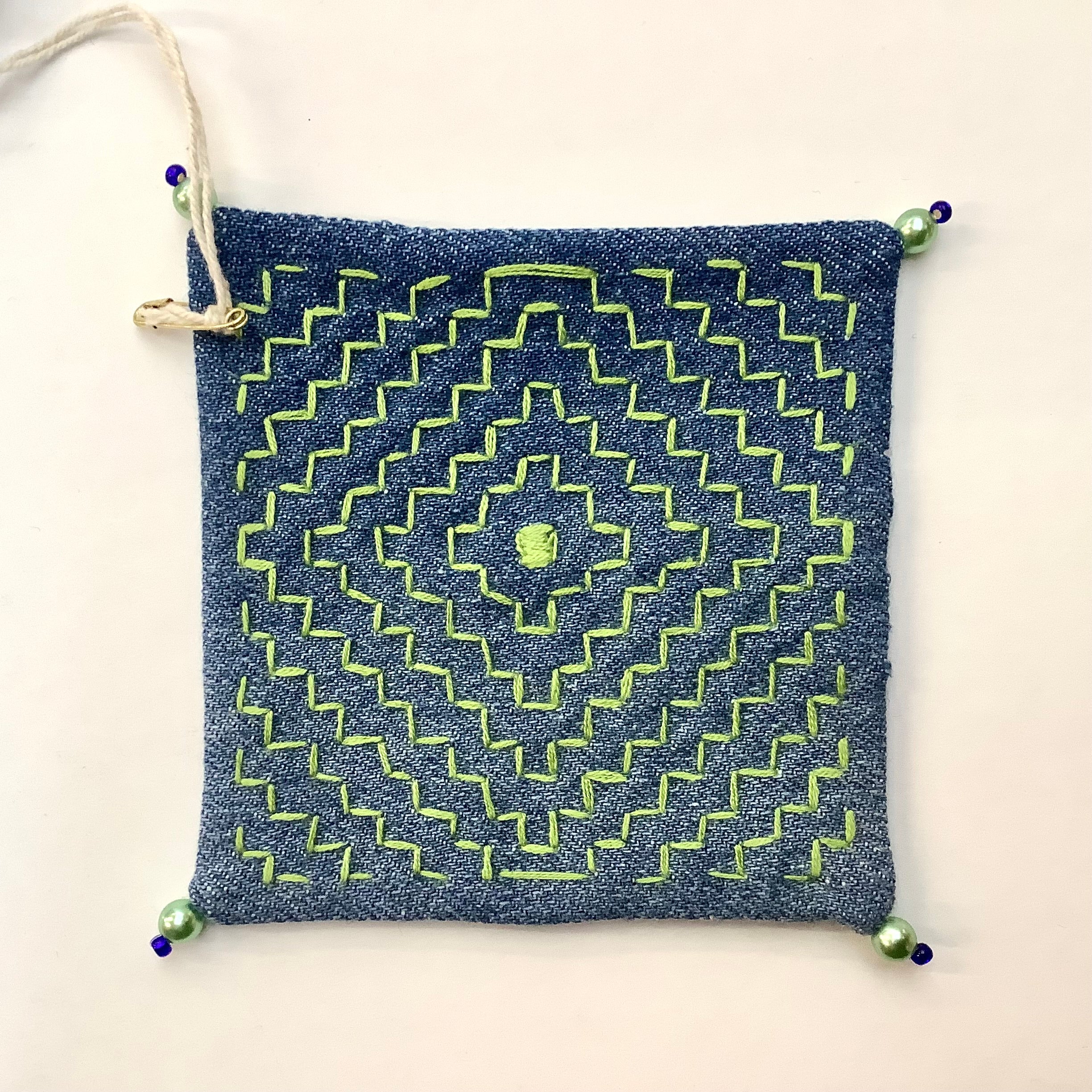 Rediscover Fashion - Sashiko Denim Coaster