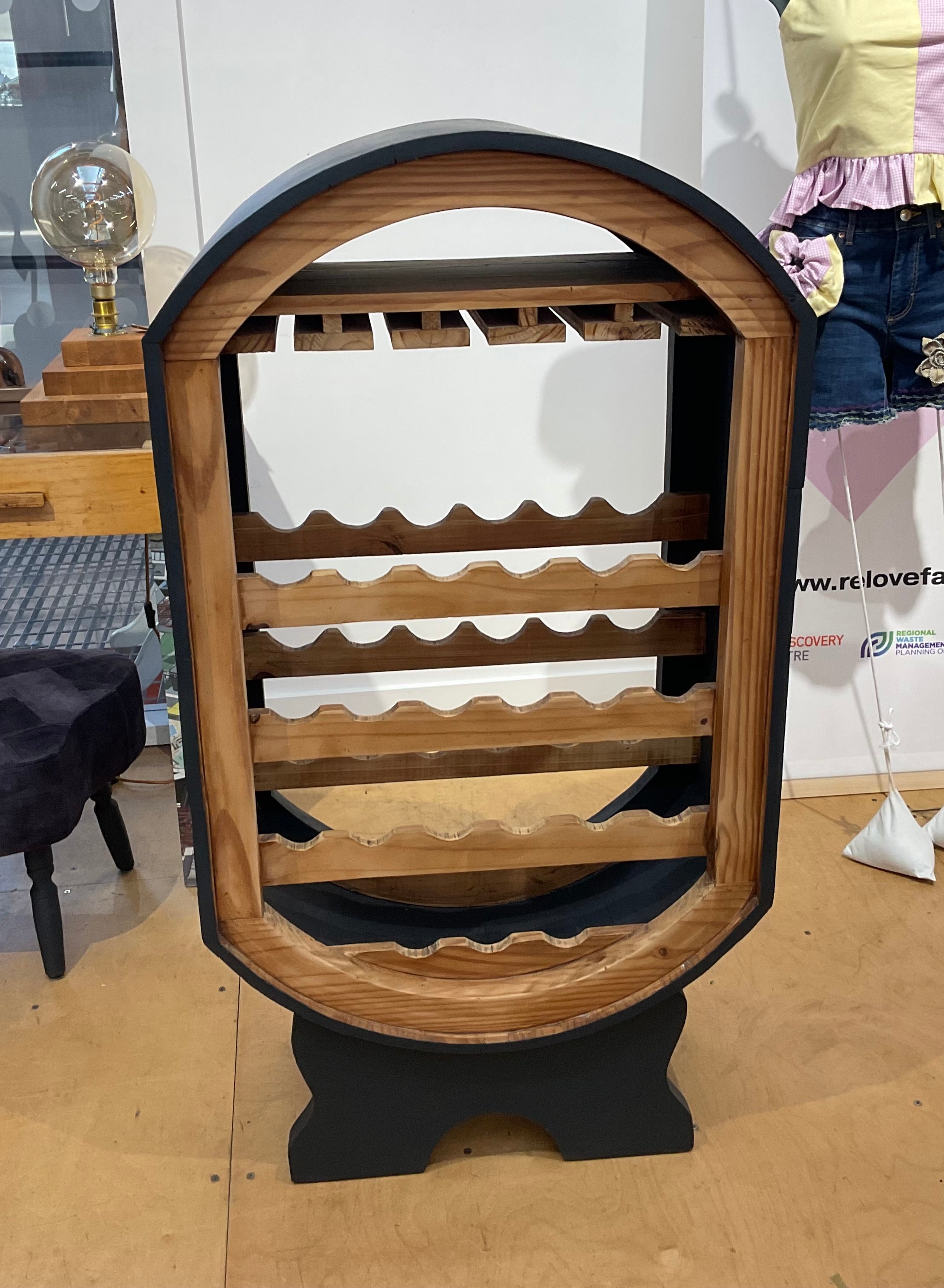 Monika's Makes - Upcycled Wine Rack