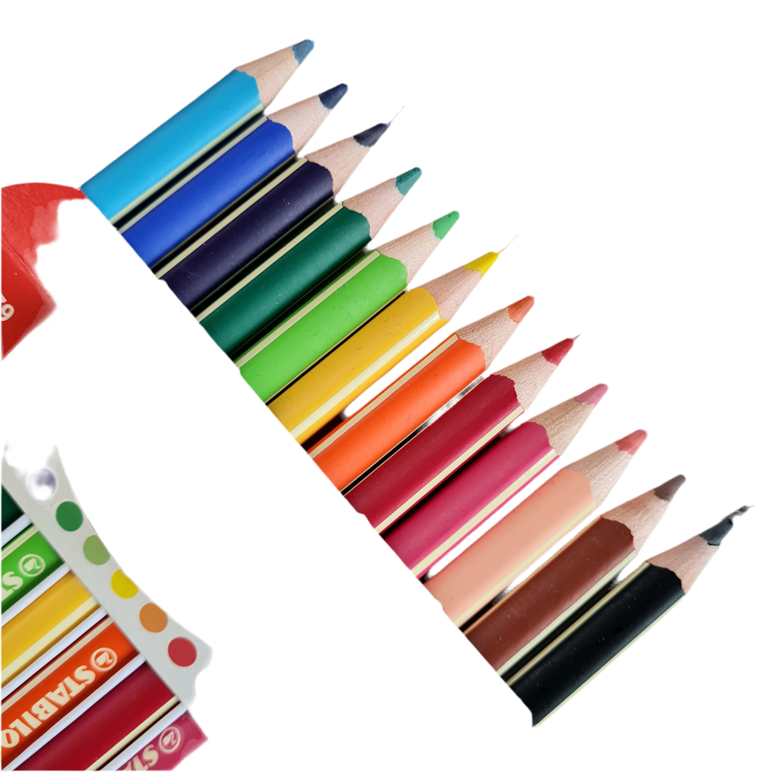 Stabilo GreenTrio Jumbo Colouring Pencils - Pack of 12
