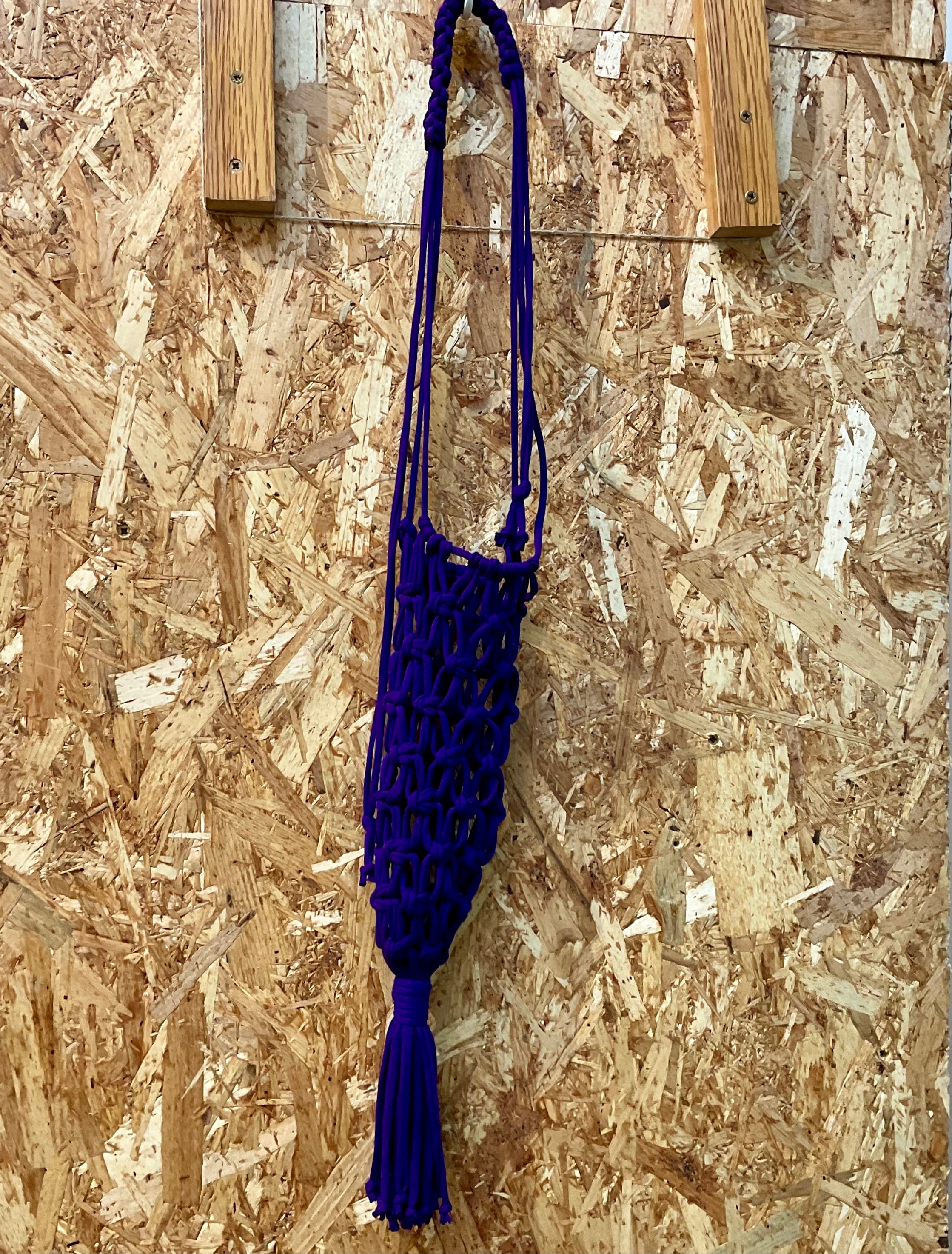Eco Store - T-shirt Yarn Macrame Bottle Holder