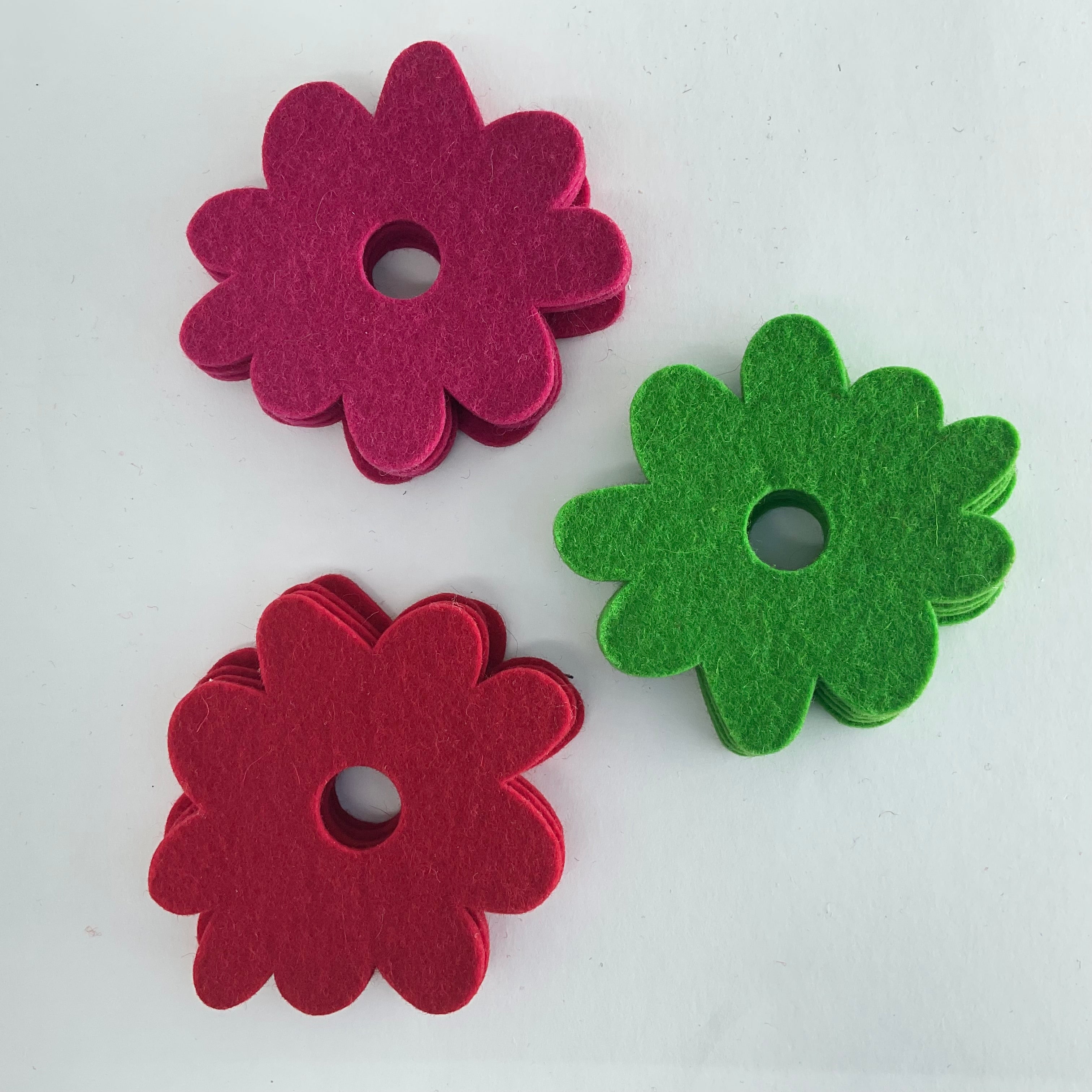 Paula Stapleton - Felted Wool Flower Coasters