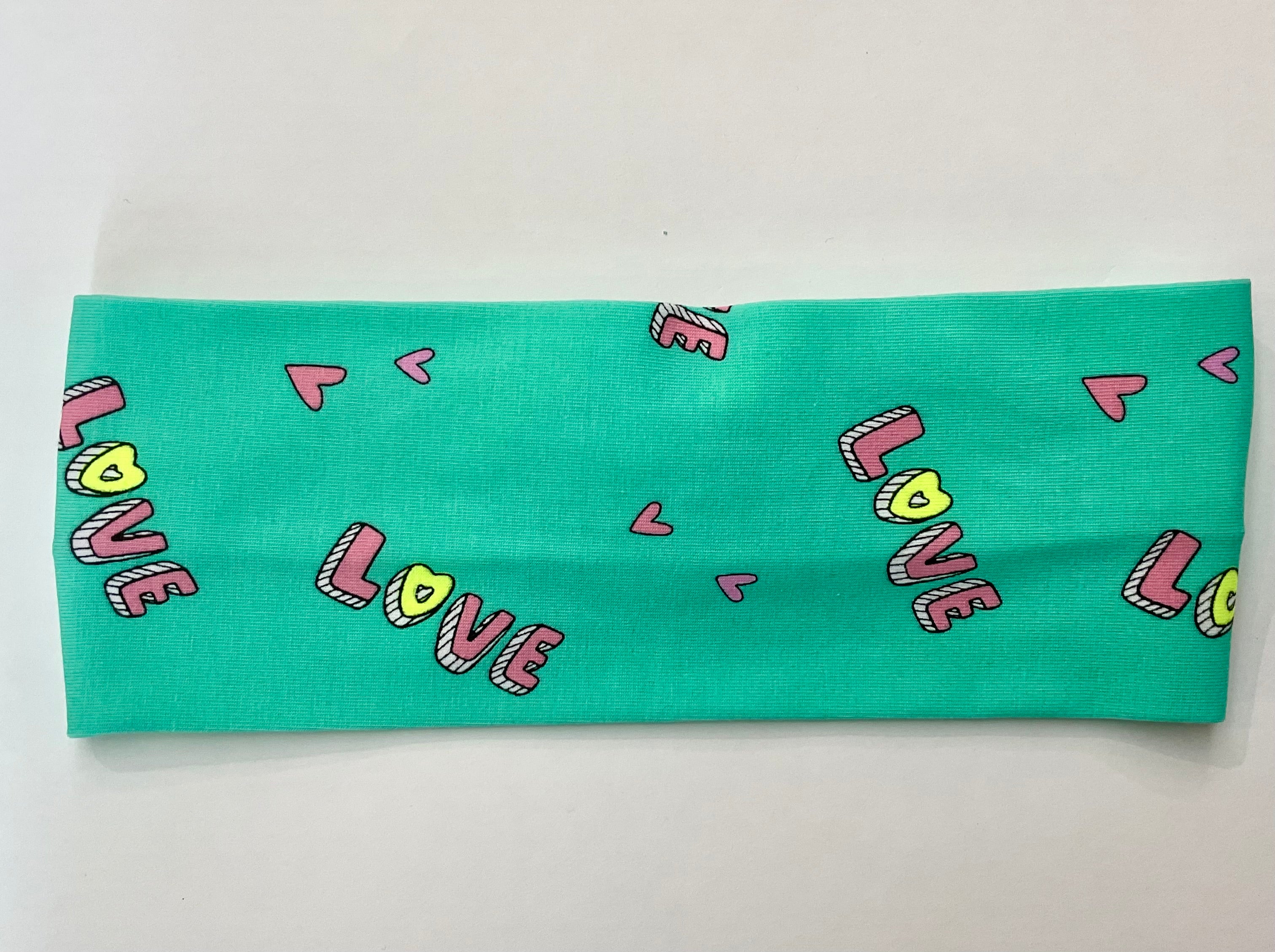 Convert Textiles - Looped Headband - Aqua Love