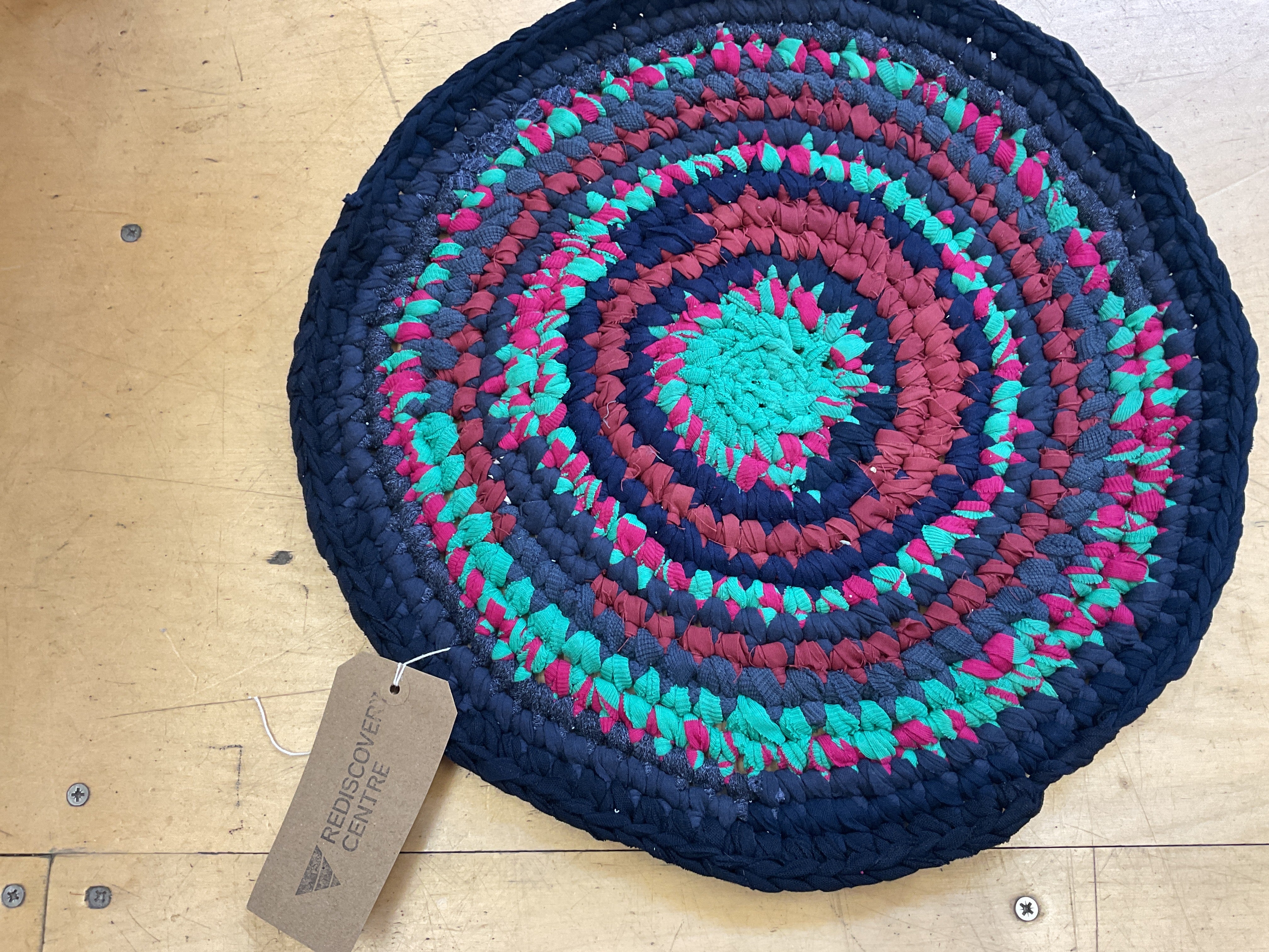 Country Life - Small Rug - Purple, Green & Pink
