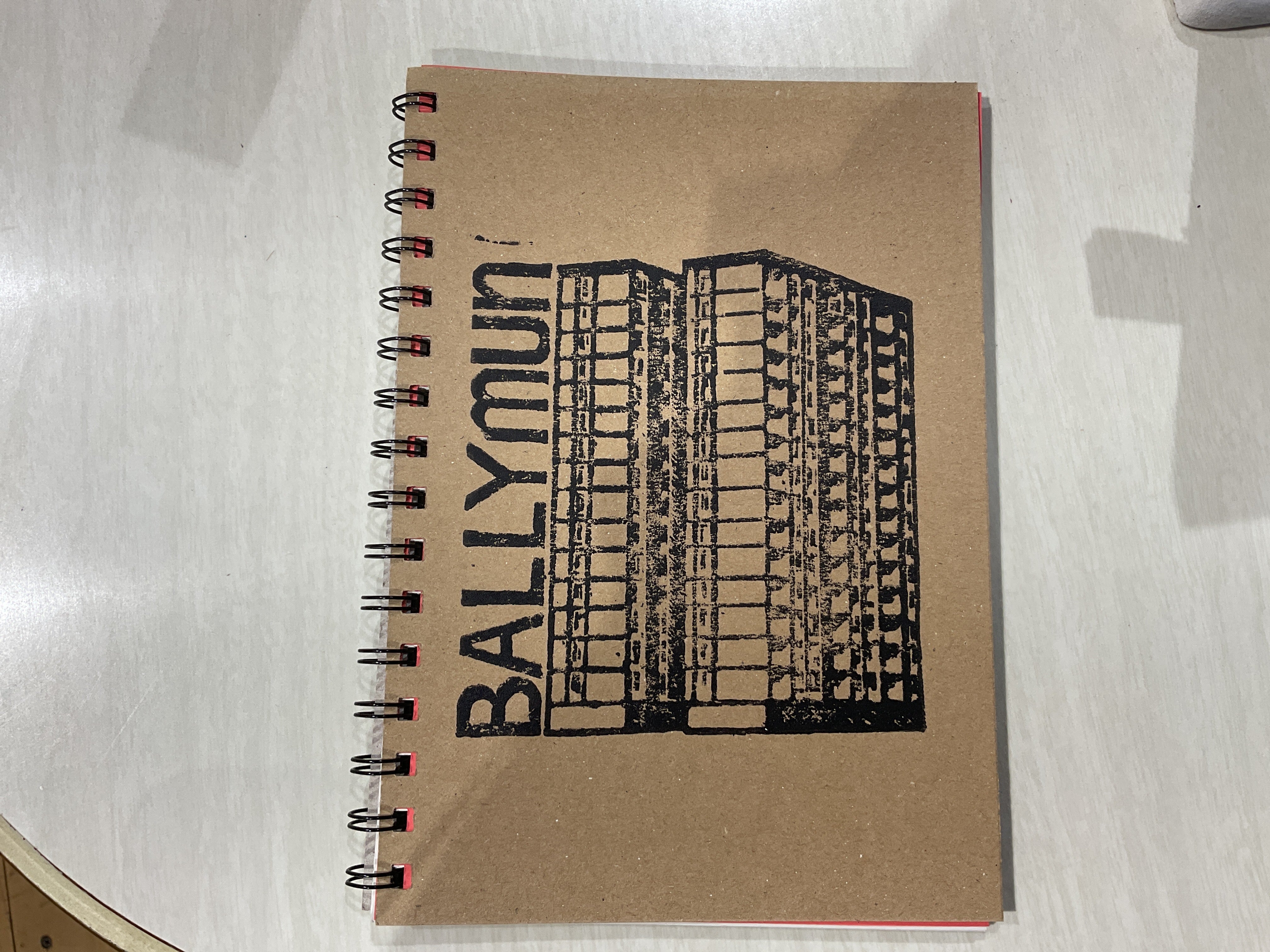 Ballymun Towers Hand-Printed A5 Notebook