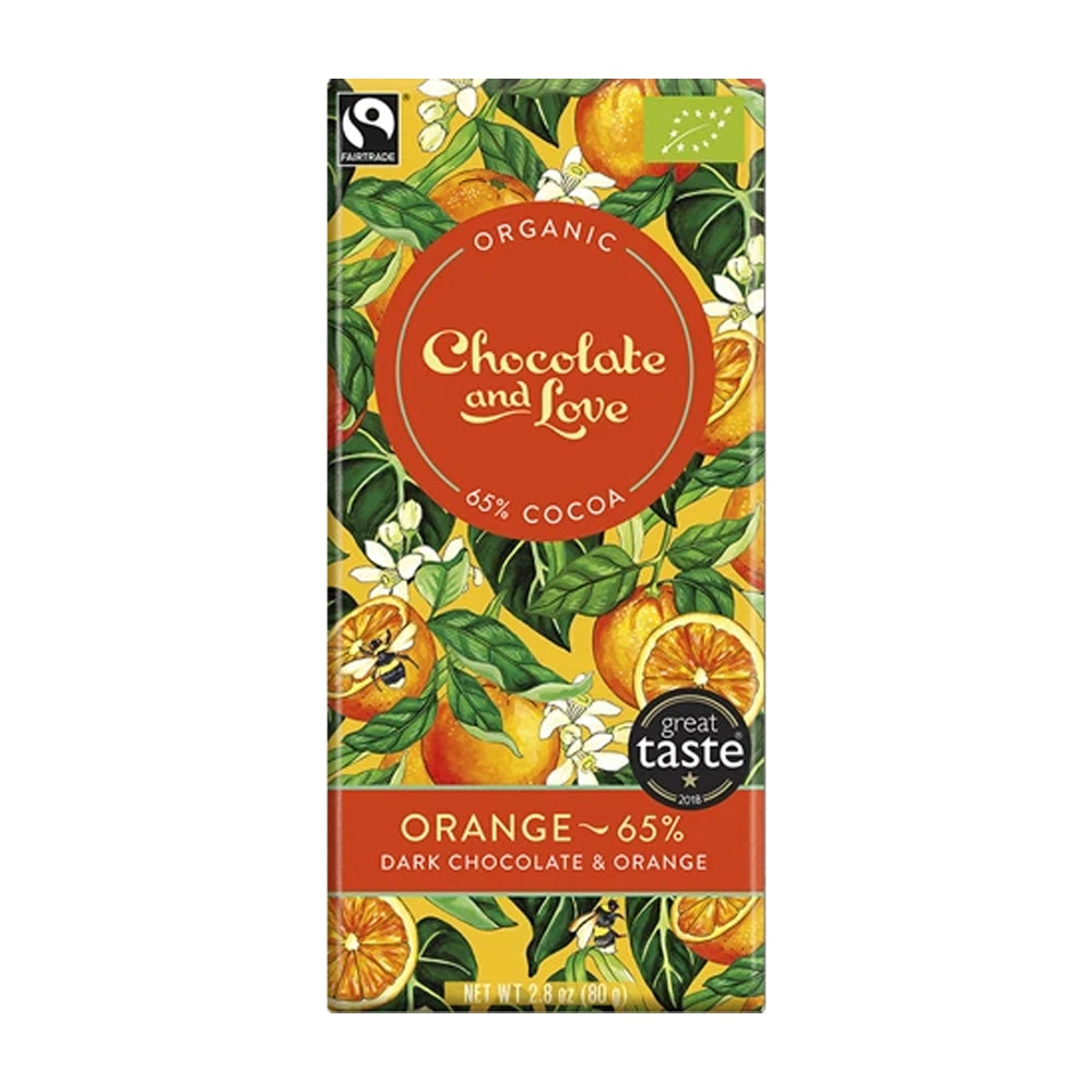 Chocolate and Love - Dark Chocolate with Orange