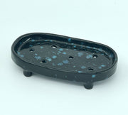 Happy Poppy Skin - Soap Dish - Black