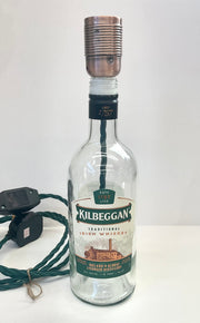 Kopper Kreation - Large Straight Bottle LED Lamp - Kilbeggan Irish Whiskey