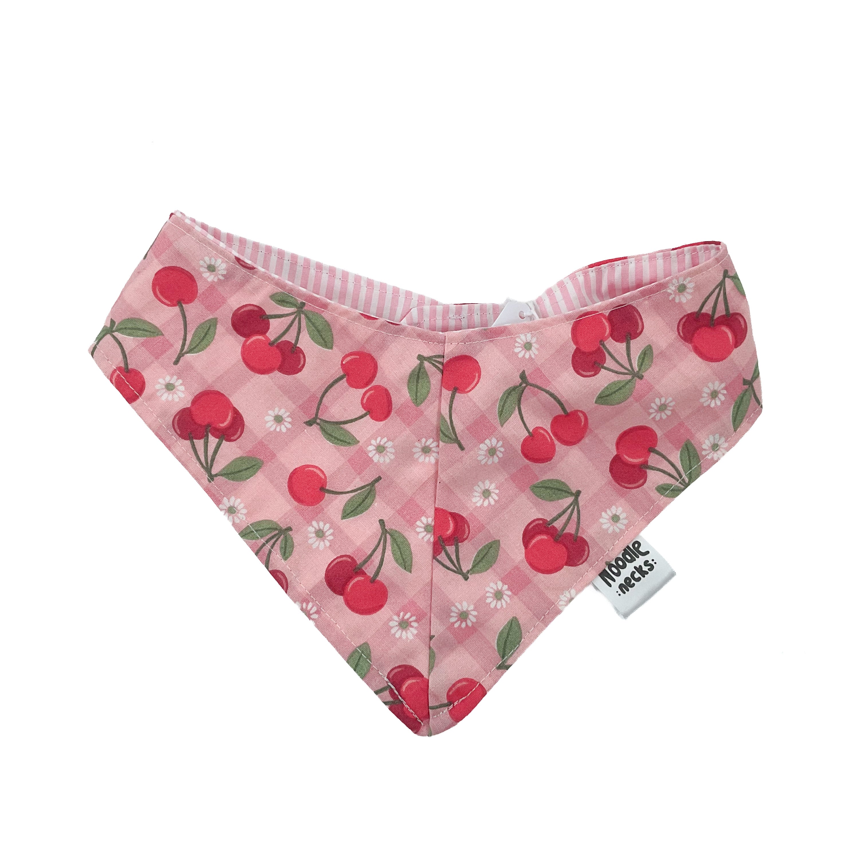 Noodle Necks - Dog Tie Bandana - cherries