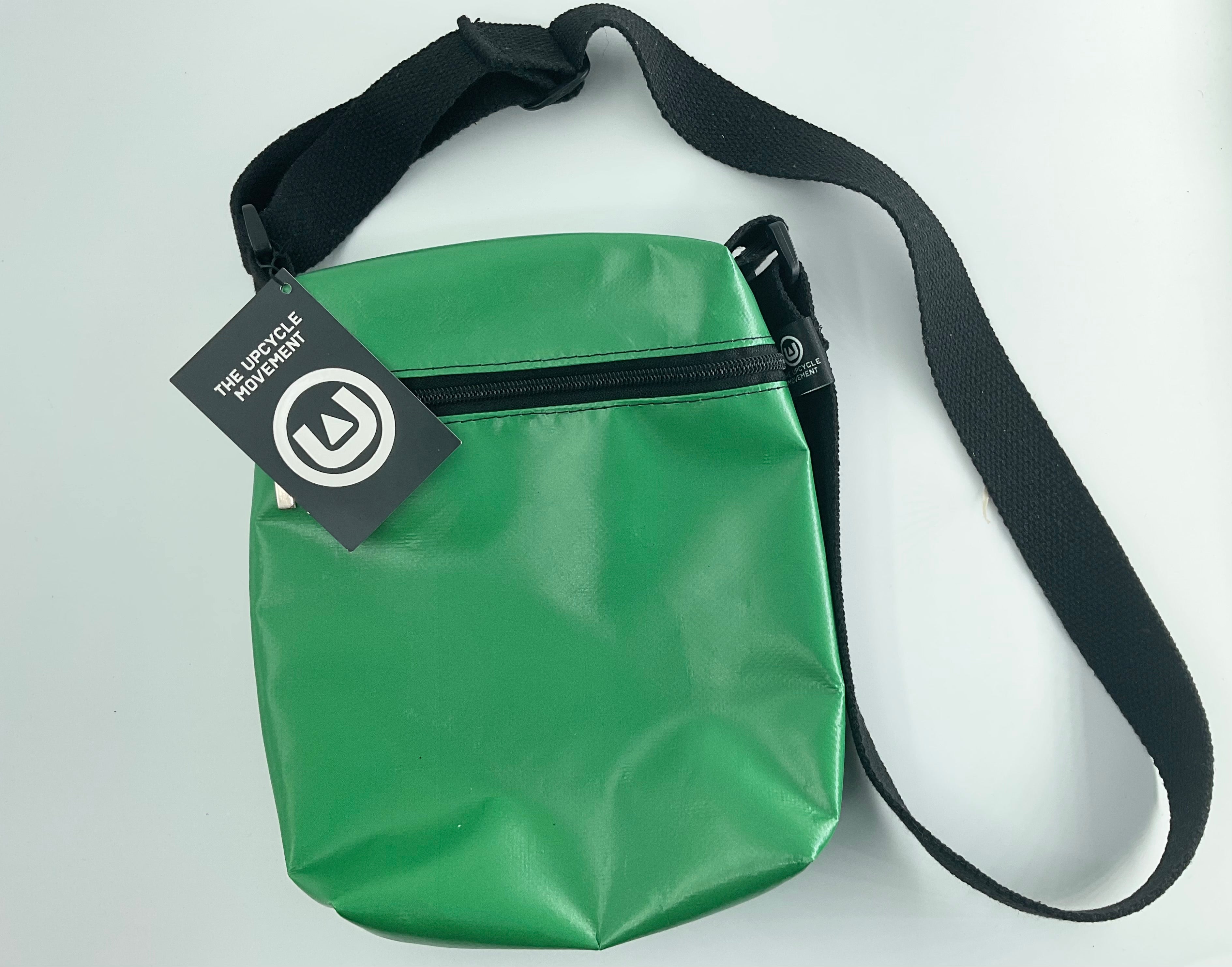The Upcycle Movement - Green Rambler Bag - Upcycled Marquee Tent