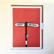 Happy Birthday- Irish Signposts Card