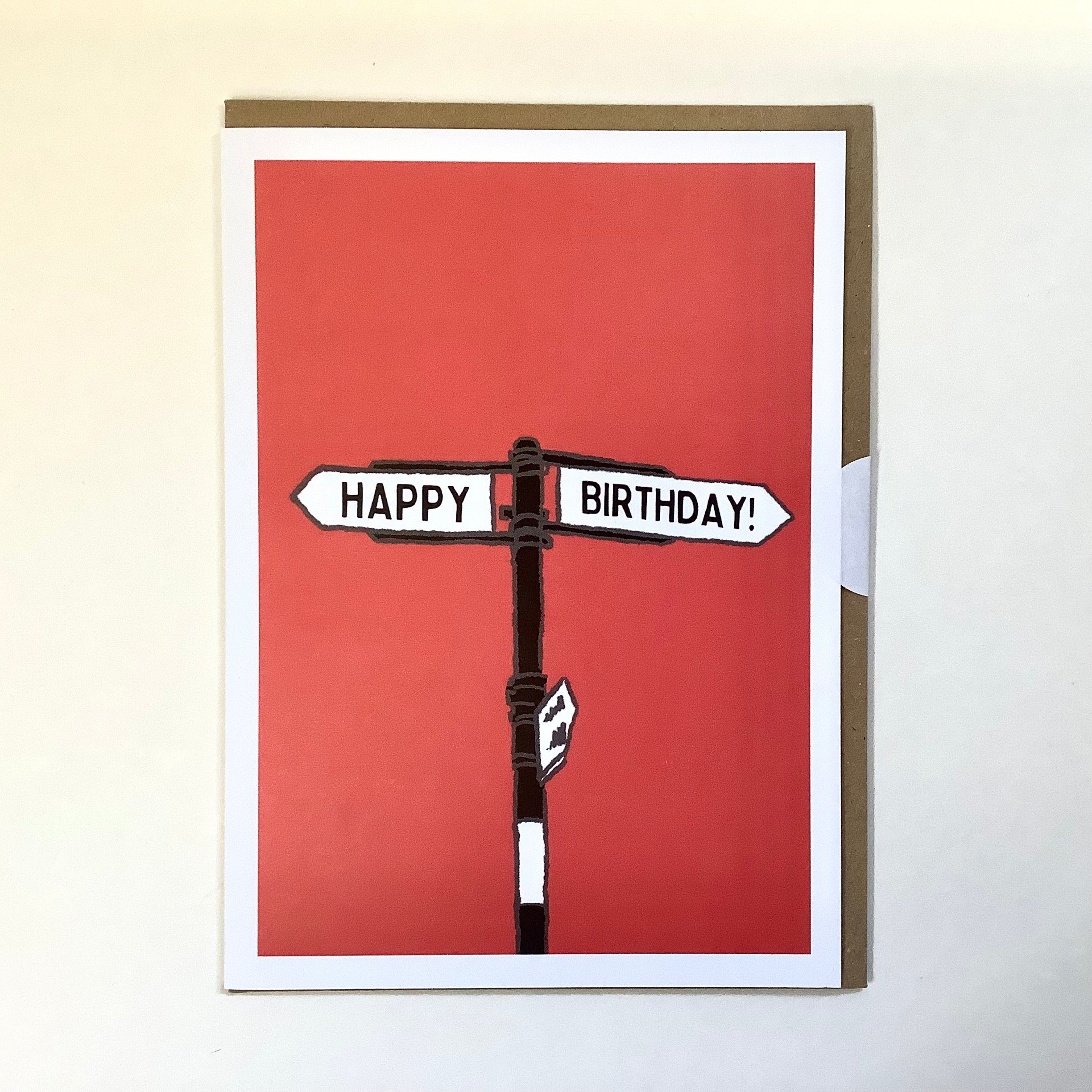Happy Birthday- Irish Signposts Card