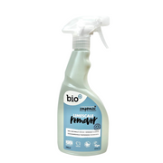 Bottle of bio-d limescale remover on a white background