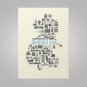 Clover Rua - Iconic Dublin A4 Print