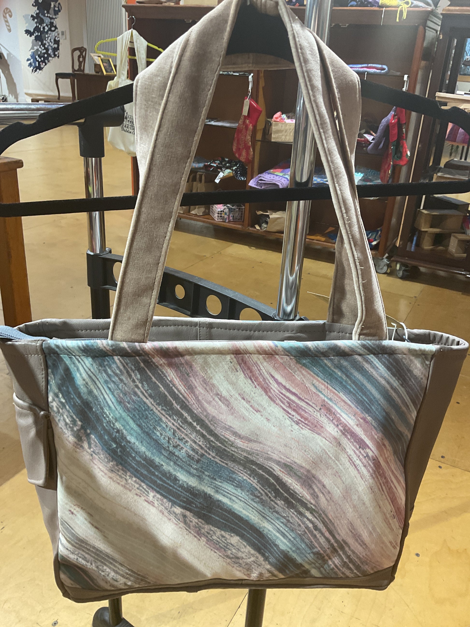 CycleUp Textiles - Zipped Bag - Pink & Grey