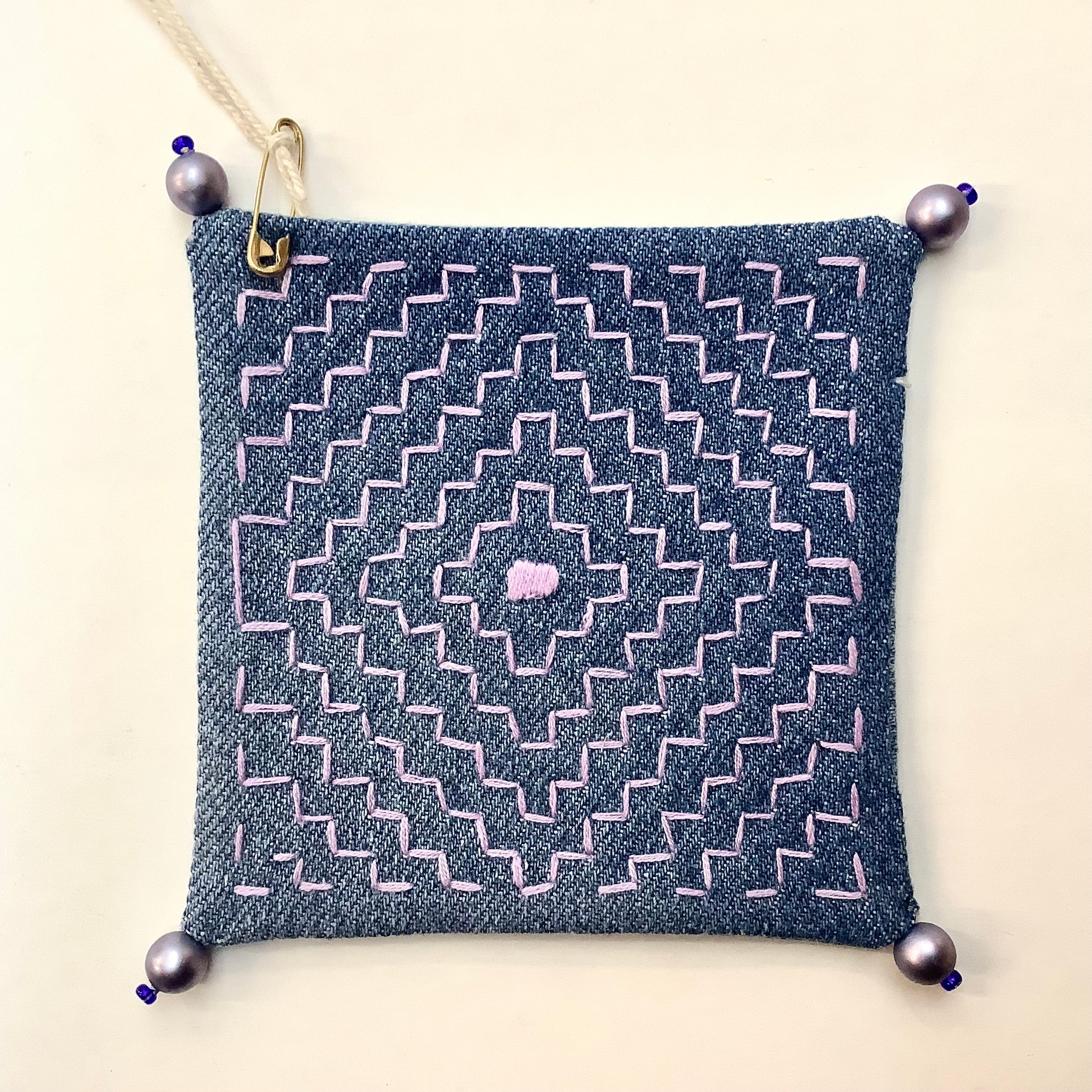 Rediscover Fashion - Sashiko Denim Coaster