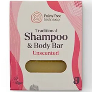 Palm Free Irish Soap - Unscented Shampoo, Body & Shaving Bar