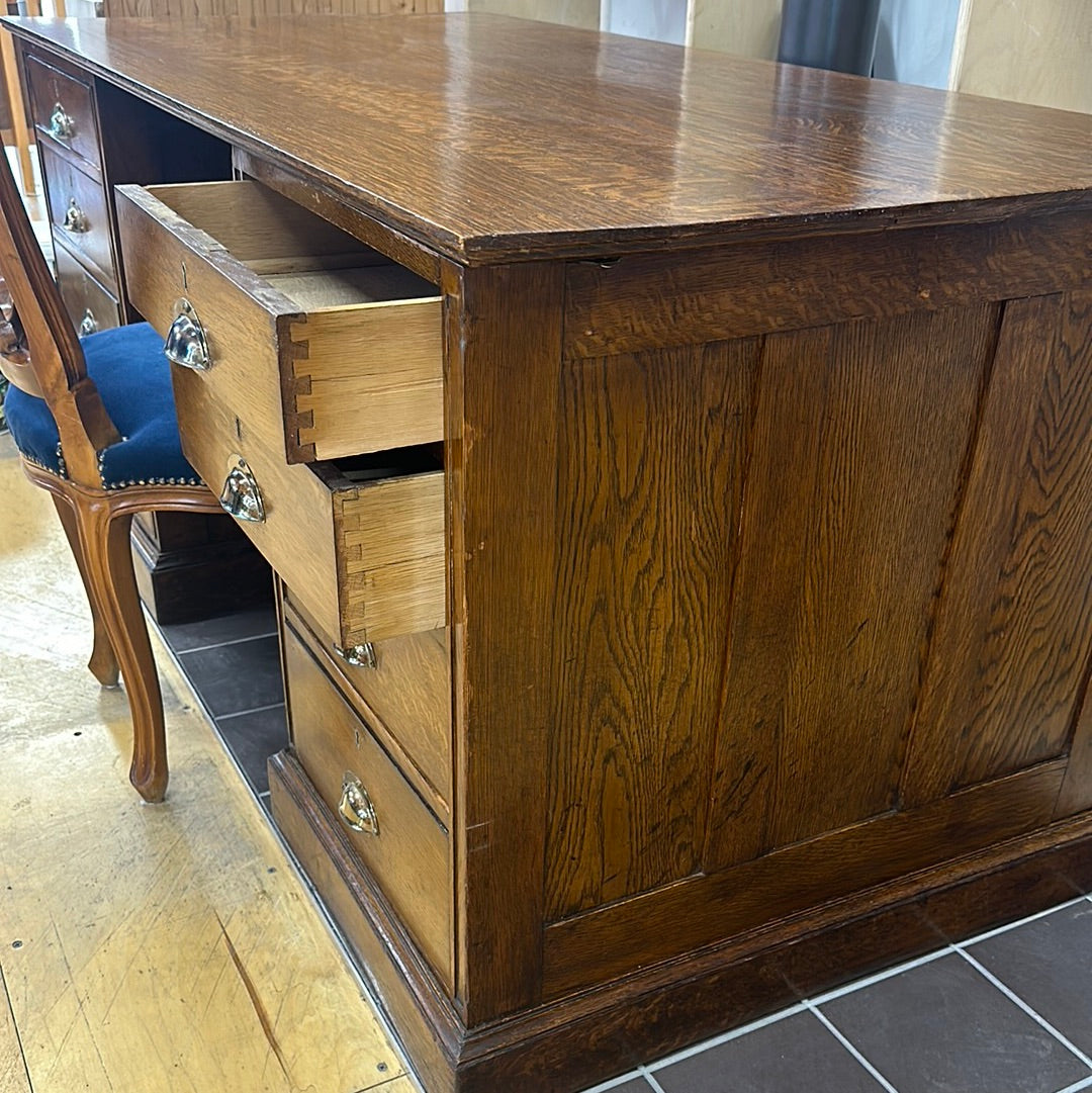 Rediscover Furniture - Solid Oak Ministers Desk
