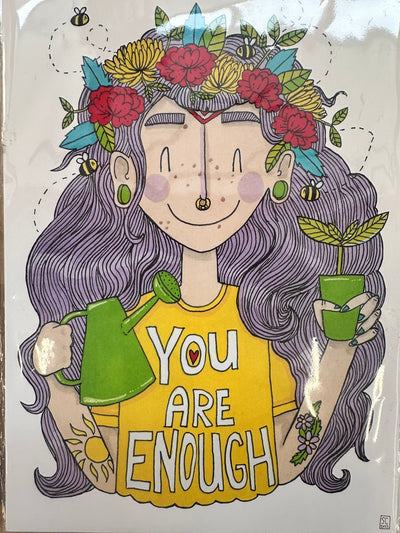 Sarah Cunningham - You Are Enough Print - A5