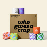 Who Gives a Crap -Double Lenght 100% Recycled Toilet Roll