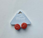 World Design Sisal Disc Small Earrings
