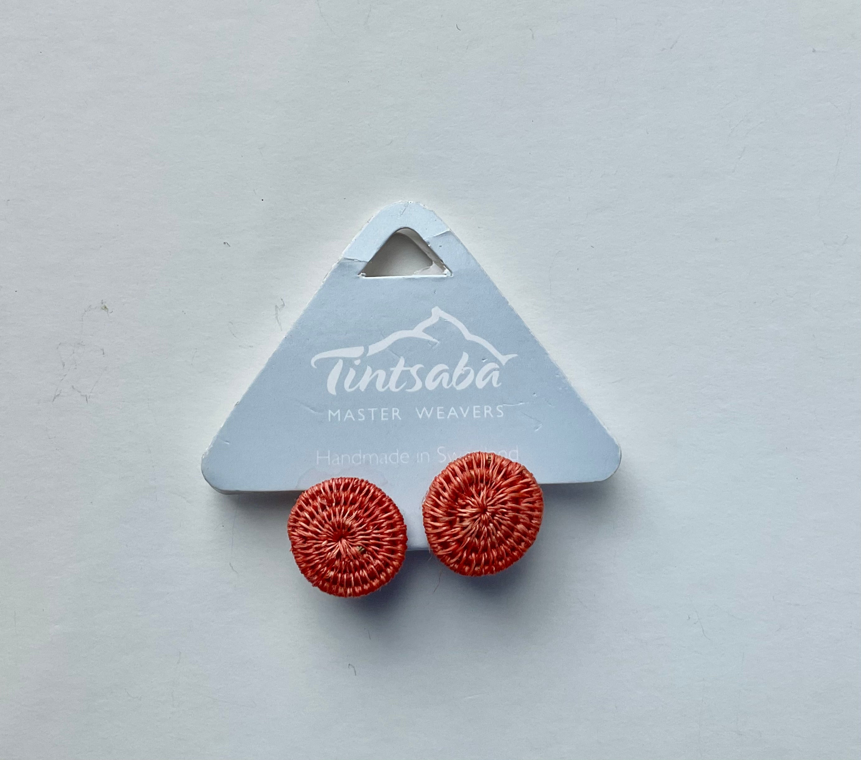World Design Sisal Disc Small Earrings