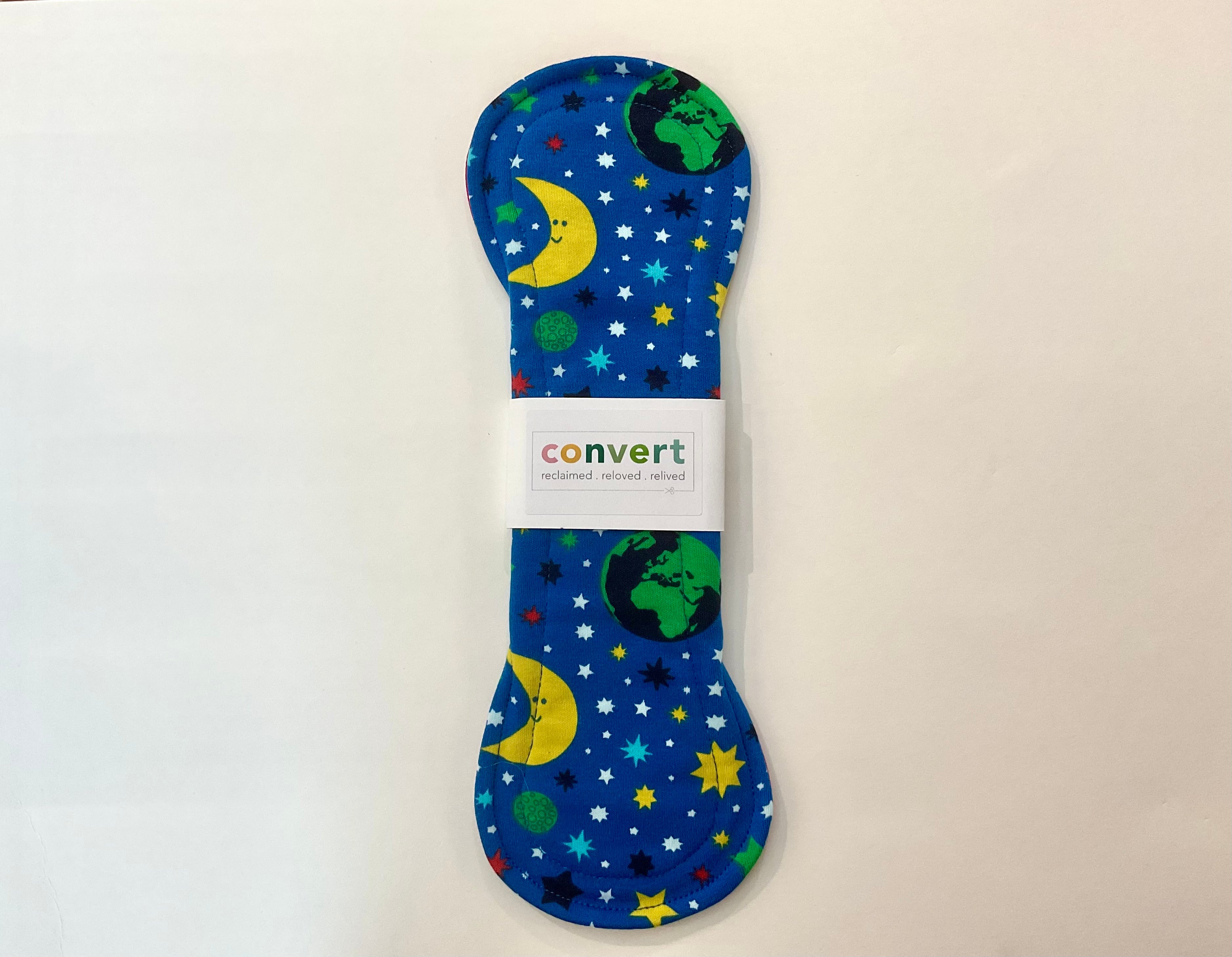 Convert Textiles - Cloth Pad/Pantyliner - Stars & Blue - Night Flow