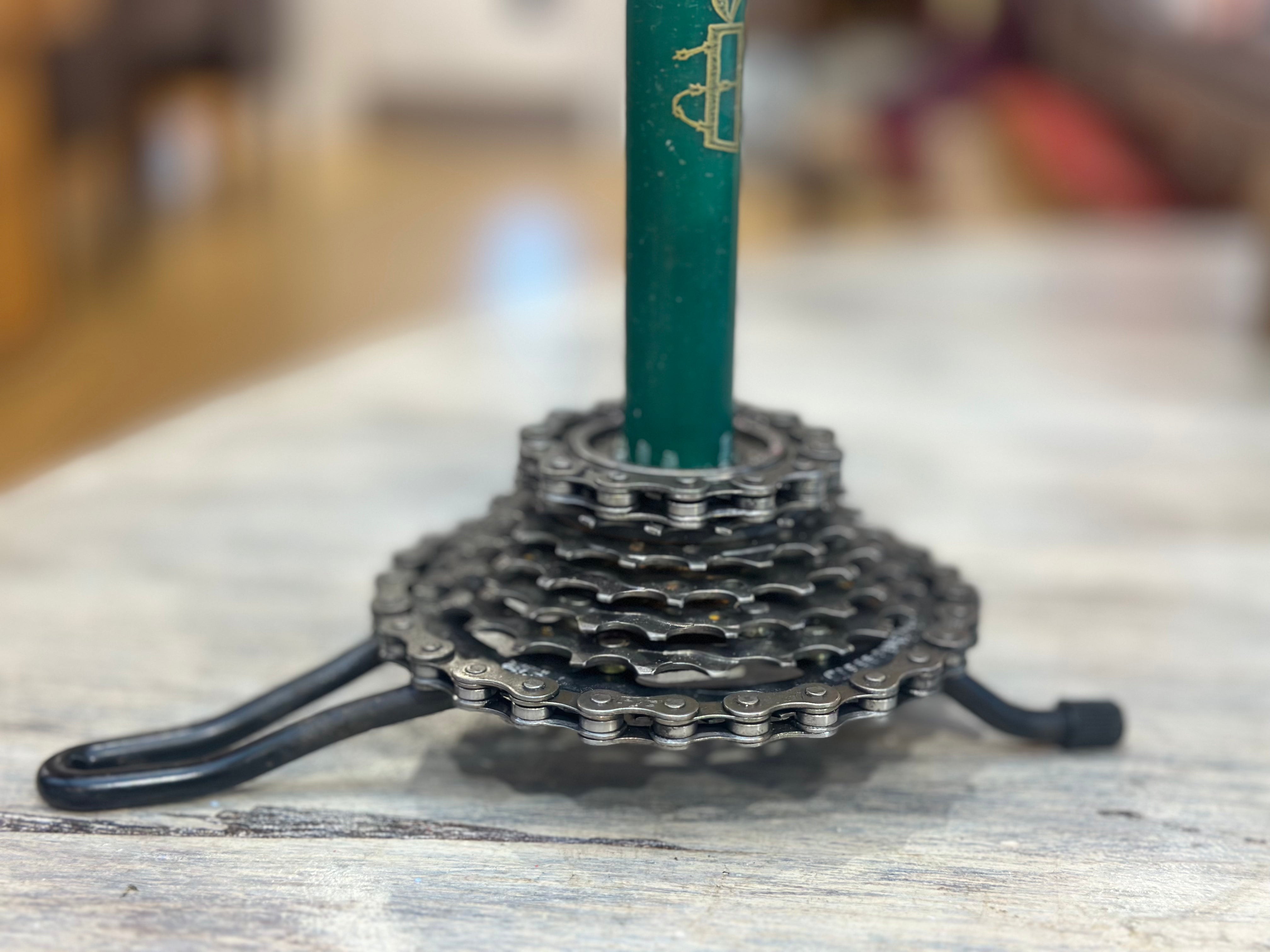 Rediscover Cycling - Upcycled Candle Holder