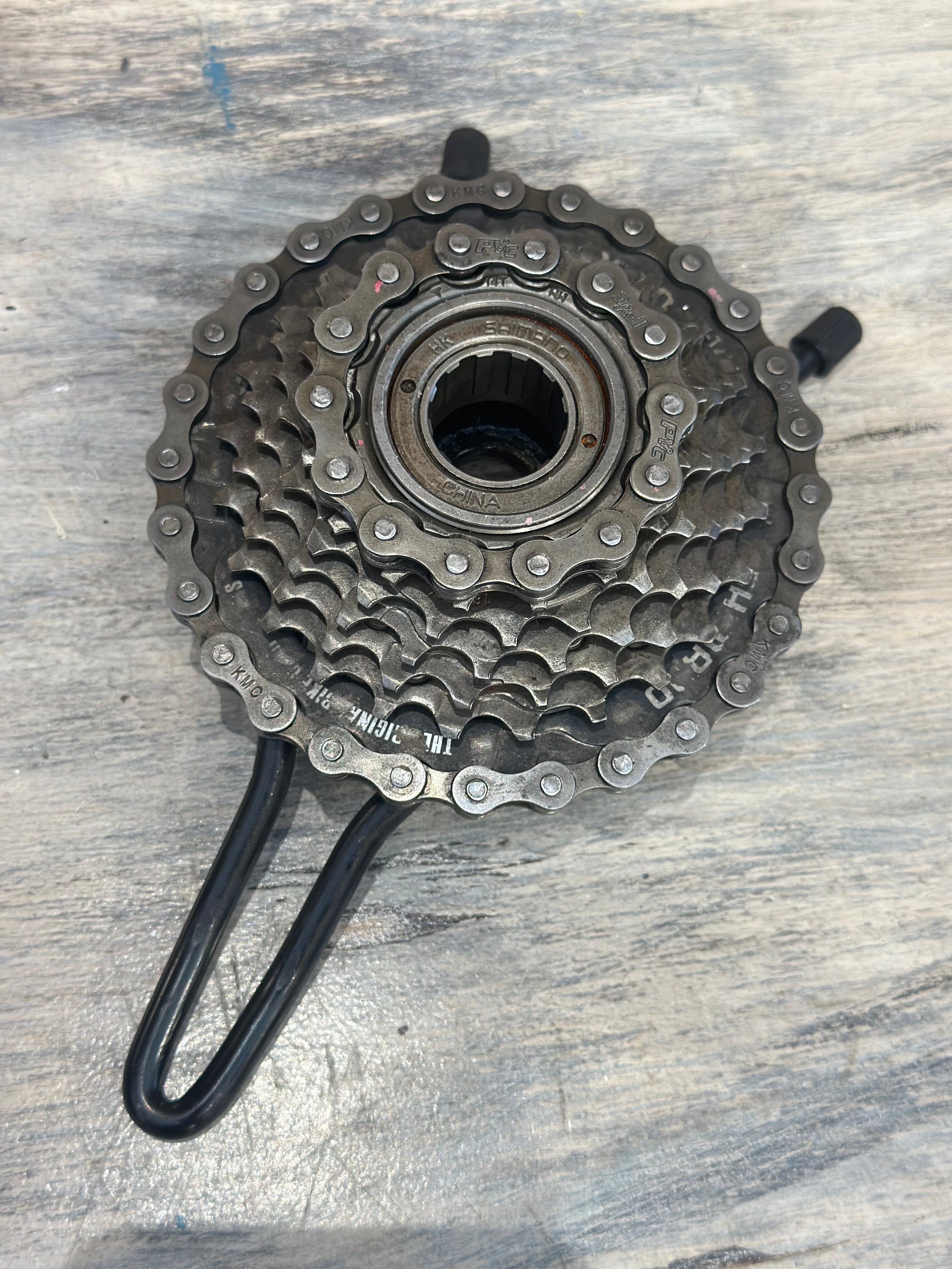Rediscover Cycling - Upcycled Candle Holder