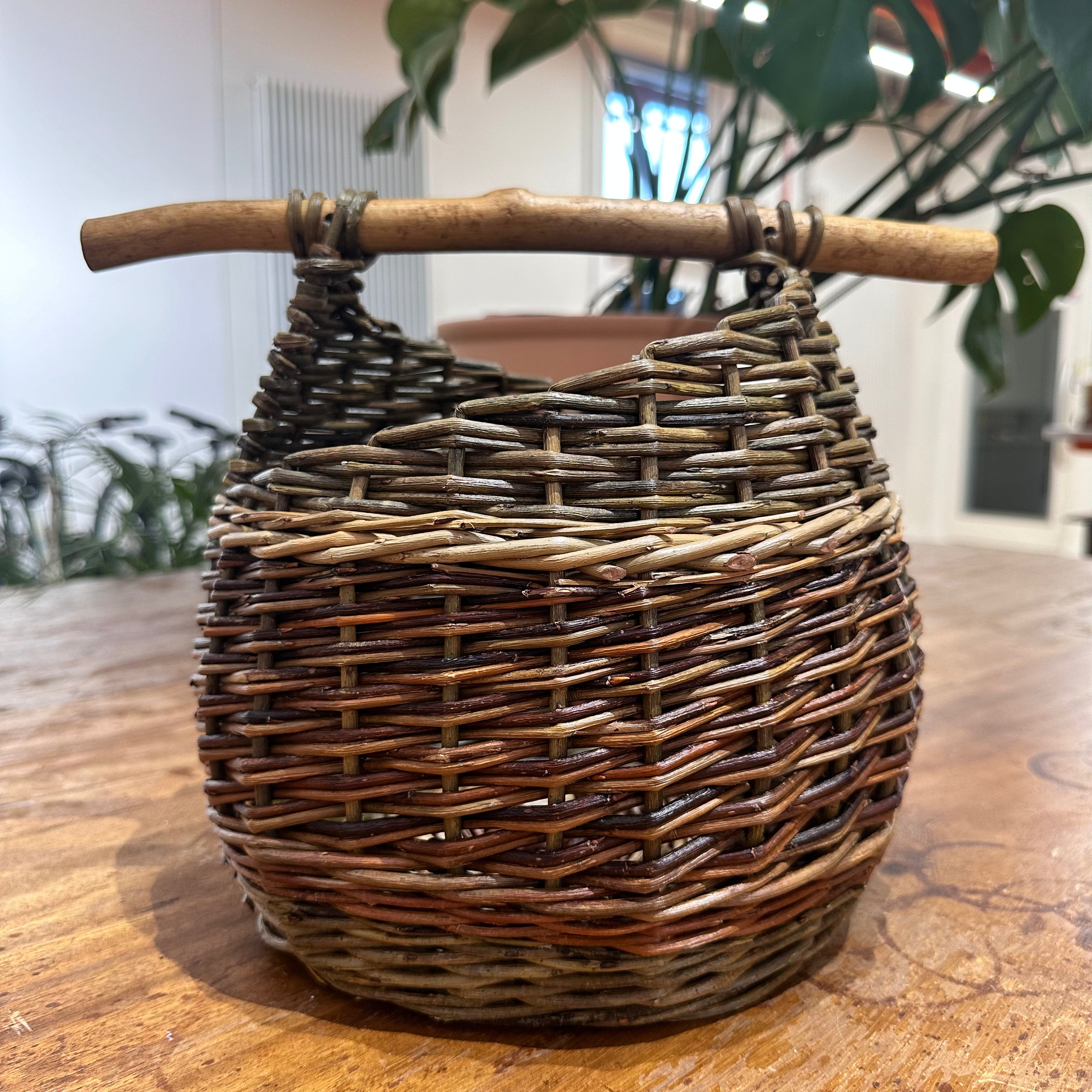 Island Willow - Asymmetric Woven Willow Basket (Large)