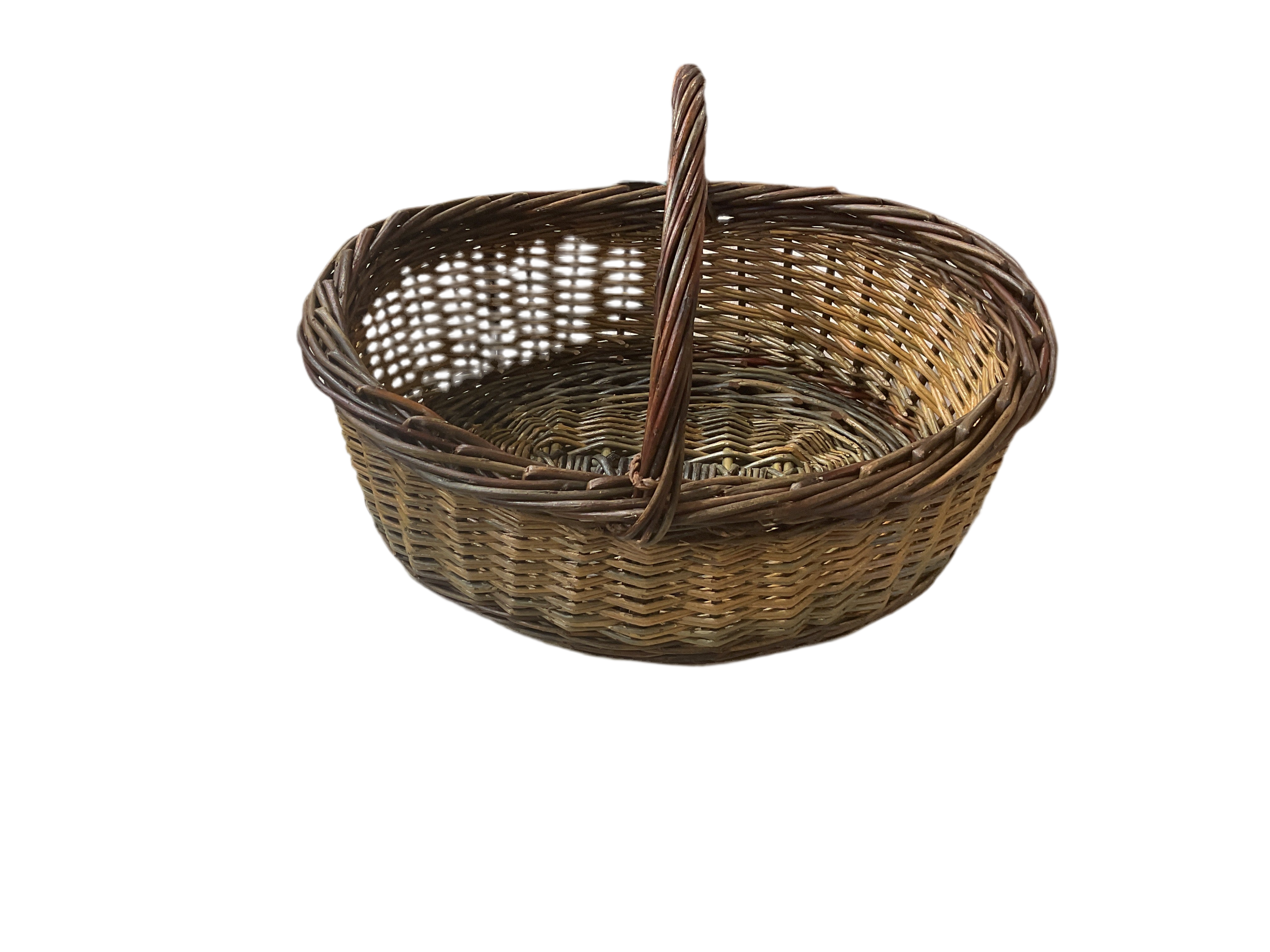 Island Willow - Woven Willow Shopping Basket (Medium)