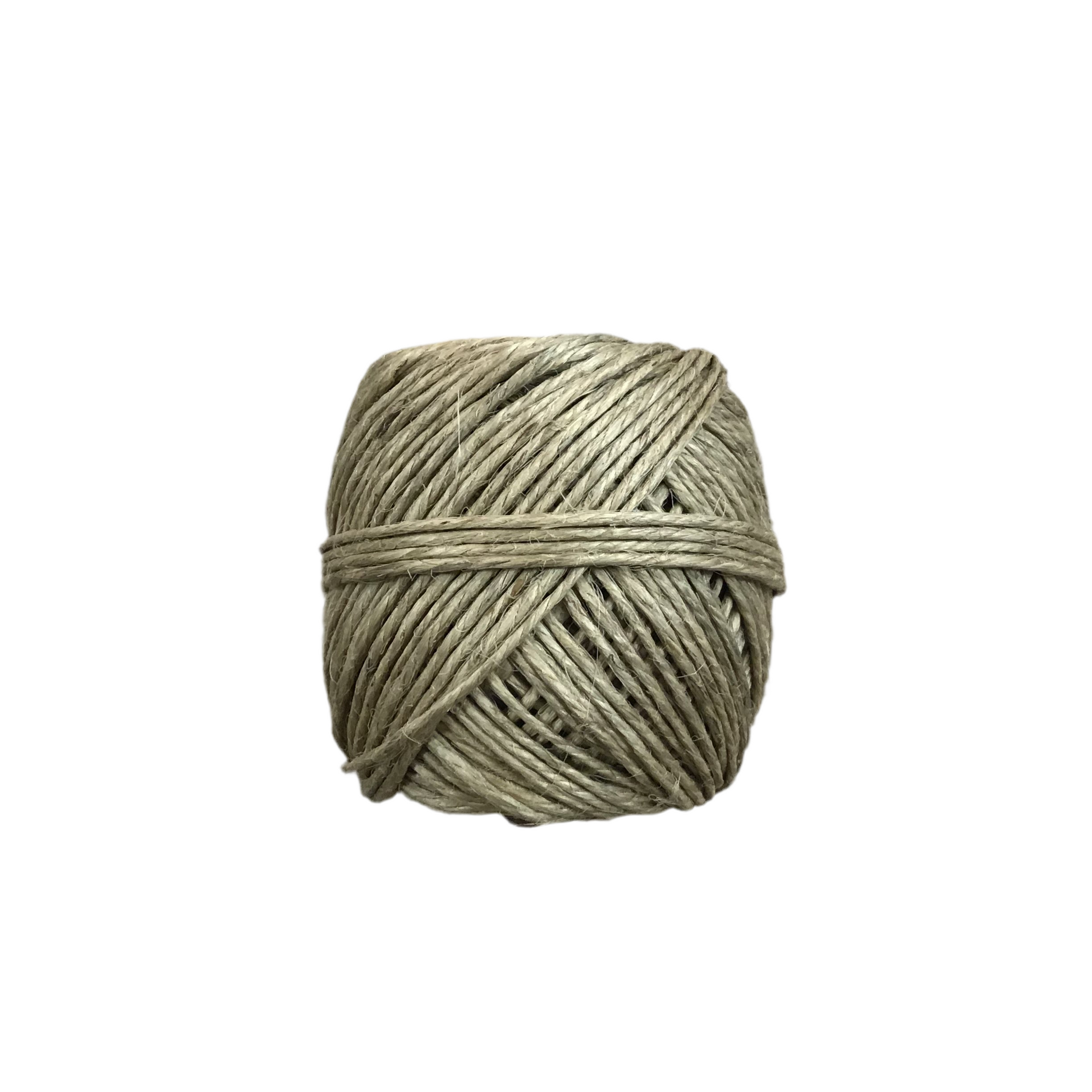 Ball of twine on a white background