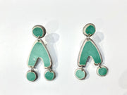 Quazi Design - Blue Paper Earrings