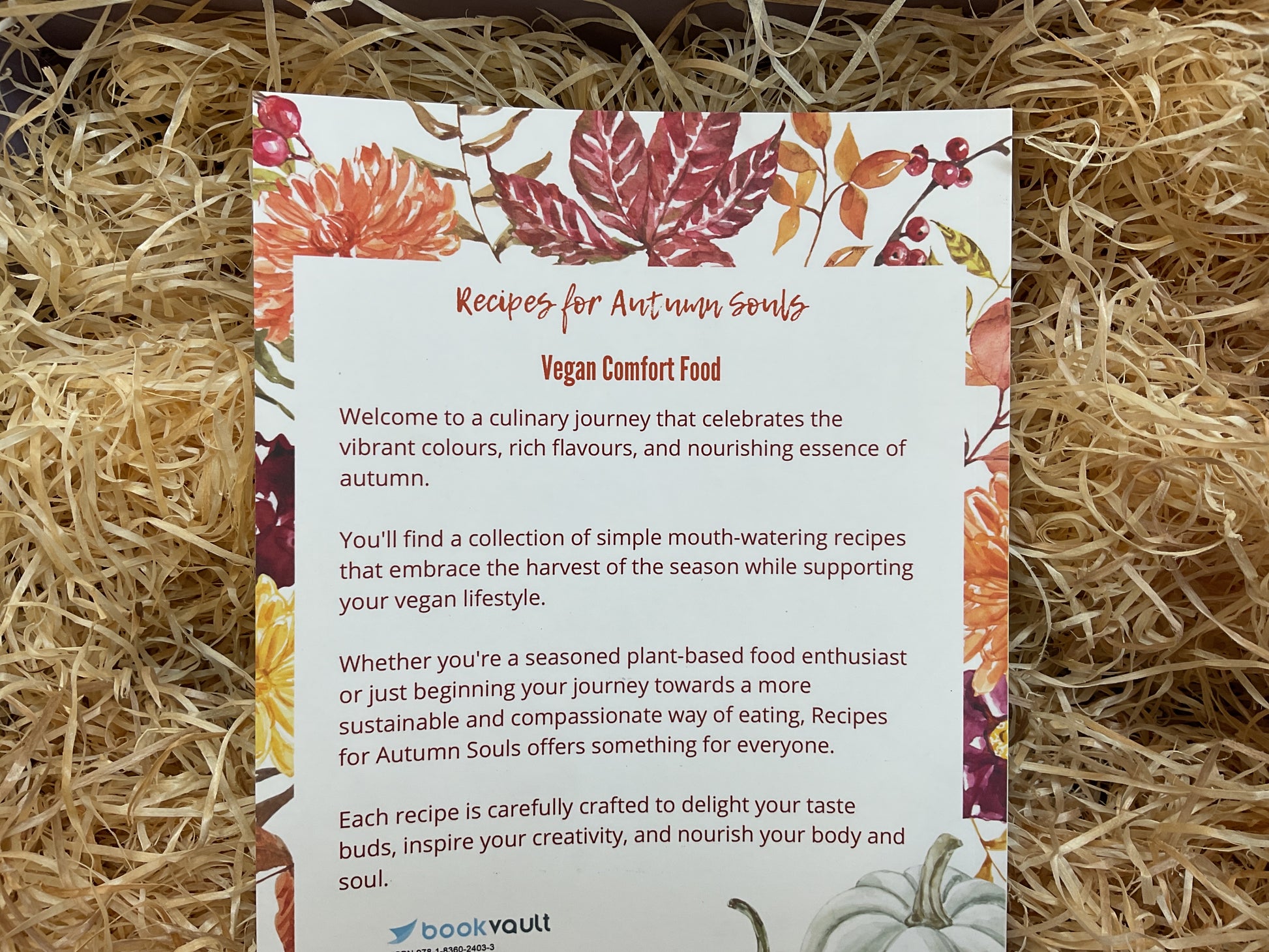 back cover of the Recipes for Autumn Souls Book by Lainey Ní Mhórdha book