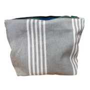 grey fabric washbag 