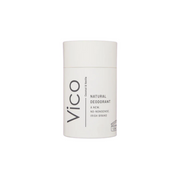 Vico natural deodorant container on a white background